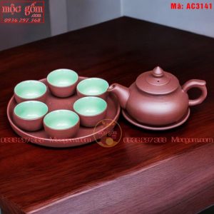 Bình trà tử sa cao ấp mã ac3141