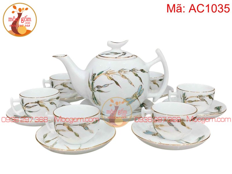 Bộ ấm chén pha trà đẹp mã AC1035 – Ảnh 2