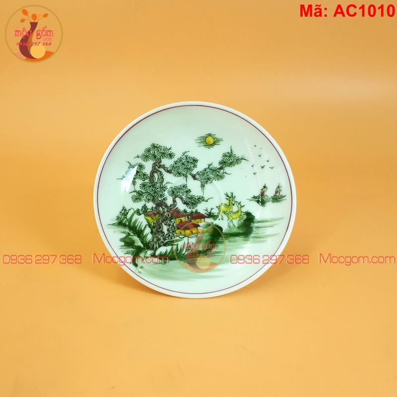 Giá bộ ấm chén Bát Tràng cao cấp mã AC1010 – Ảnh 4