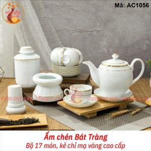 Mua bộ ấm chén đẹp và sang trọng với mã AC1056